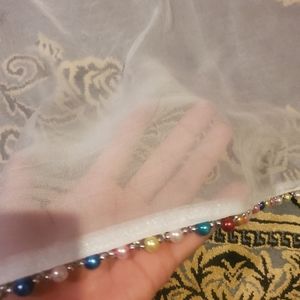 Pure white dupatta /scarf